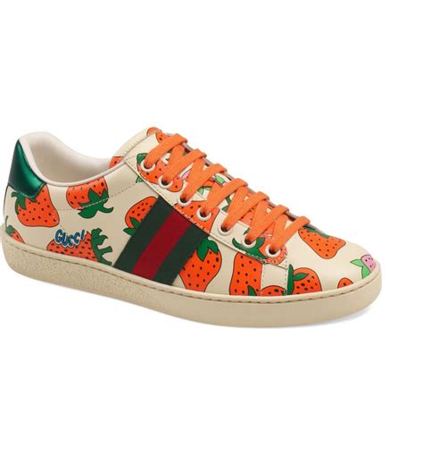 strawberry gucci sneakers|ace gucci strawberry.